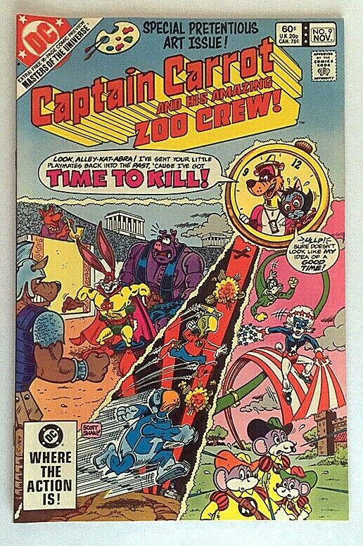 Captain Carrot and His Amazing Zoo Crew! #9 (1982) Comic Books Captain Carrot and His Amazing Zoo Crew