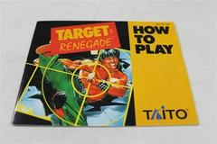 Target: Renegade - Manual | Target Renegade NES