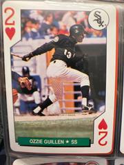 Ozzie Guillen [2 of Hearts] Baseball Cards 1991 U.S. Playing Card All Stars Prices