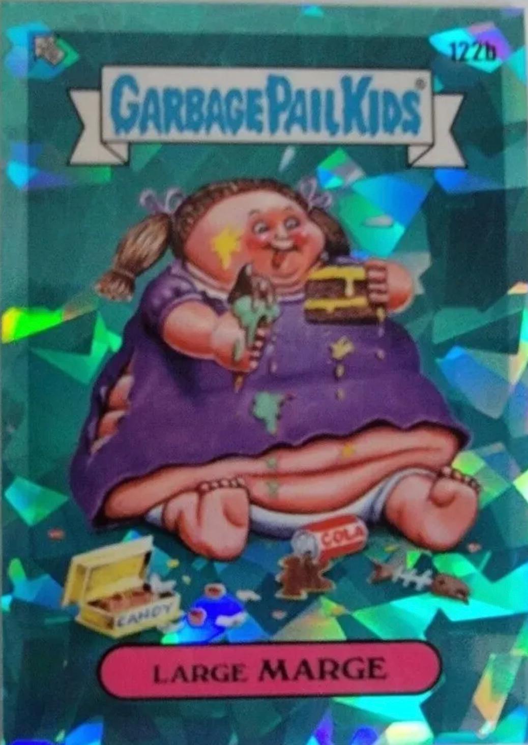 Large MARGE [Blue] #122b Garbage Pail Kids 2021 Sapphire