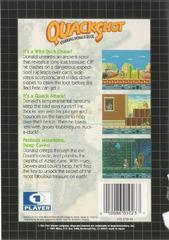 Back Cover | QuackShot Starring Donald Duck Sega Genesis