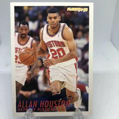 Allan Houston #67 Basketball Cards 1994 Fleer Prices