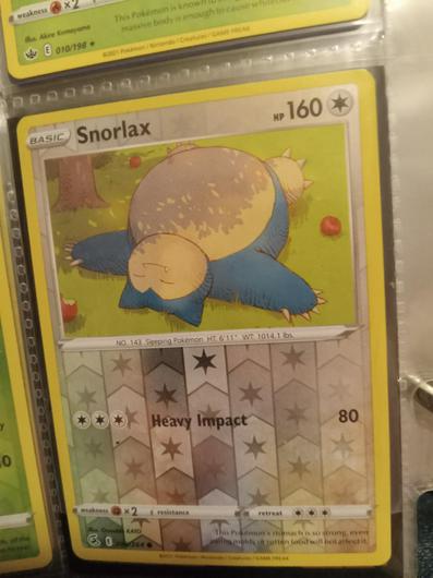 Snorlax [Reverse Holo] #206 photo