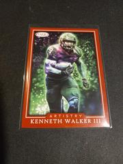 Kenneth Walker III, [Red] #ART-KWIII Football Cards 2022 Sage Hit Artistry Prices