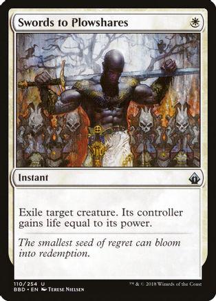 Swords to Plowshares [Foil] Magic Battlebond