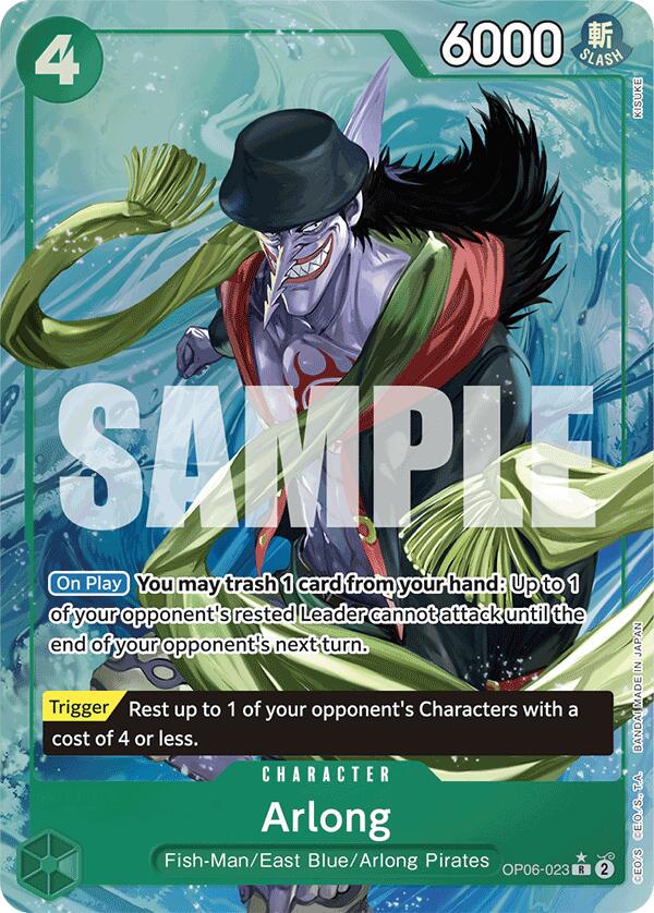 Arlong [Alternate Art PRB-01] OP06-023 One Piece Wings of the Captain