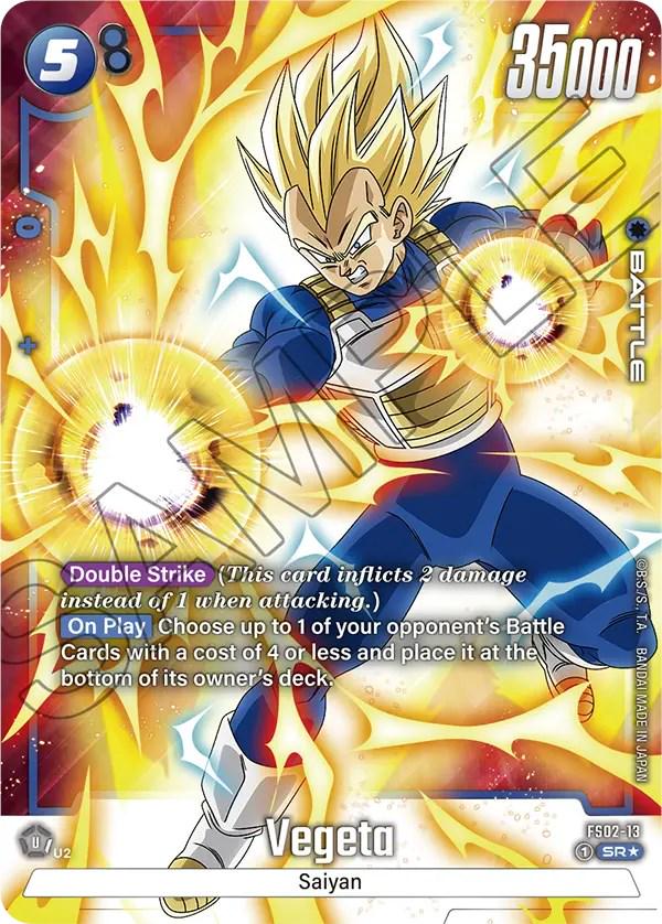 Vegeta - FS02-13 [Bonus Pack Alternate Art Holo] FS02-13 Dragon Ball Fusion World Starter Deck: Vegeta