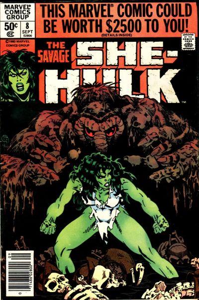 Savage She-Hulk [Newsstand] #8 (1980) Comic Books Savage She-Hulk