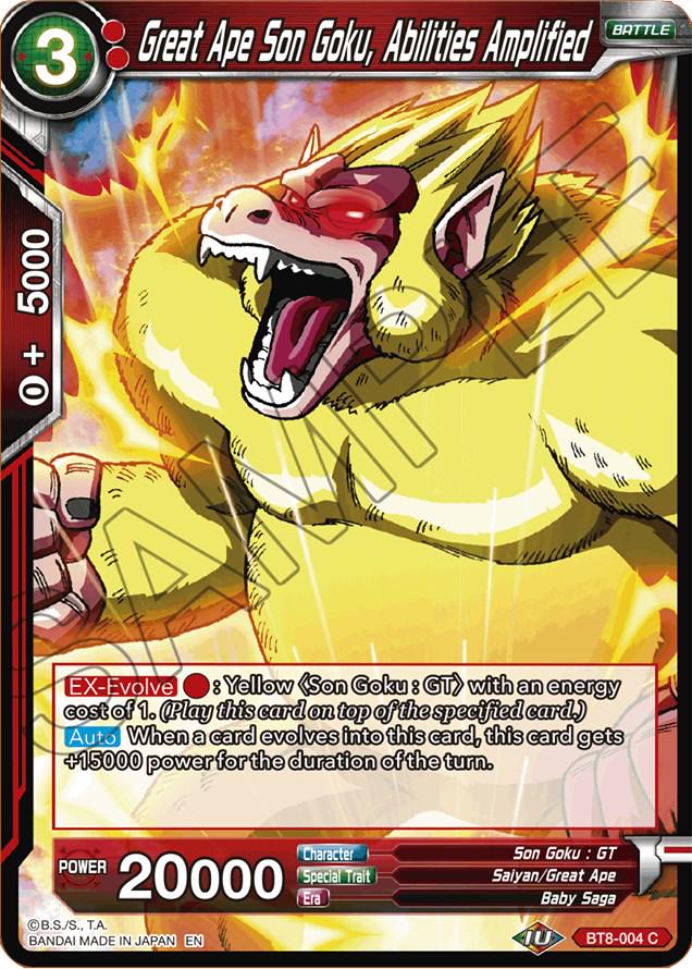 Great Ape Son Goku, Abilities Amplified [Foil] BT8-004 Dragon Ball Super Malicious Machinations