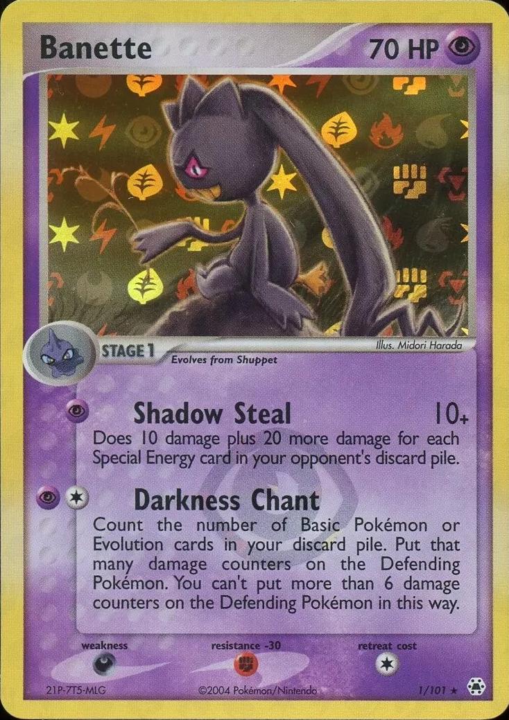 Banette [Reverse Holo] #1 Pokemon Hidden Legends