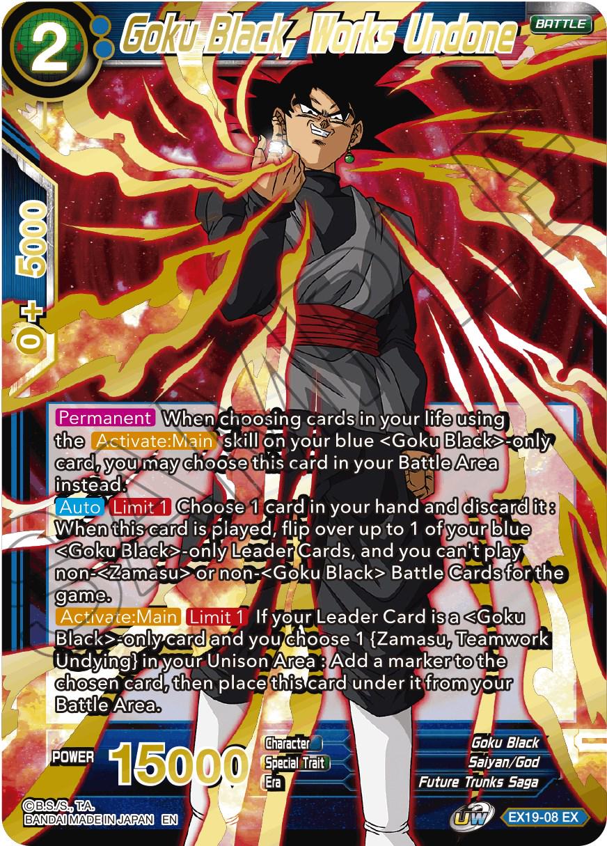 Goku Black, Works Undone EX19-08 Dragon Ball Super Expansion Set: Special Anniversary Box 2021