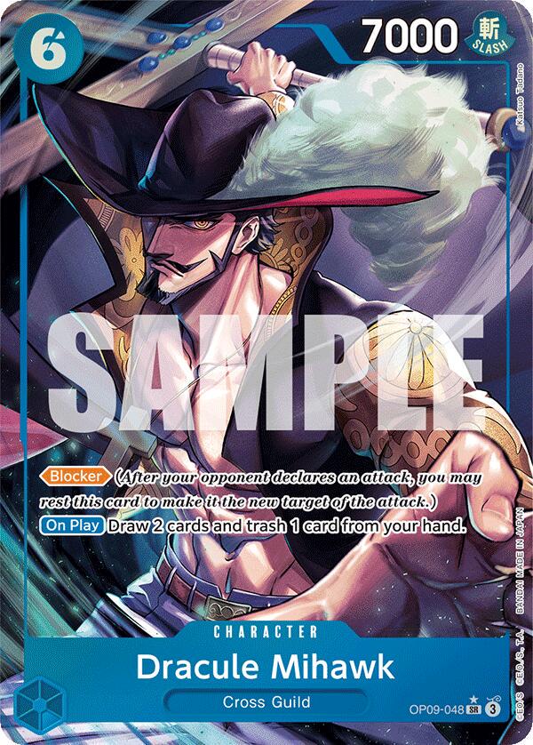 Dracule Mihawk [Parallel Foil] OP09-048 One Piece Emperors in the New World