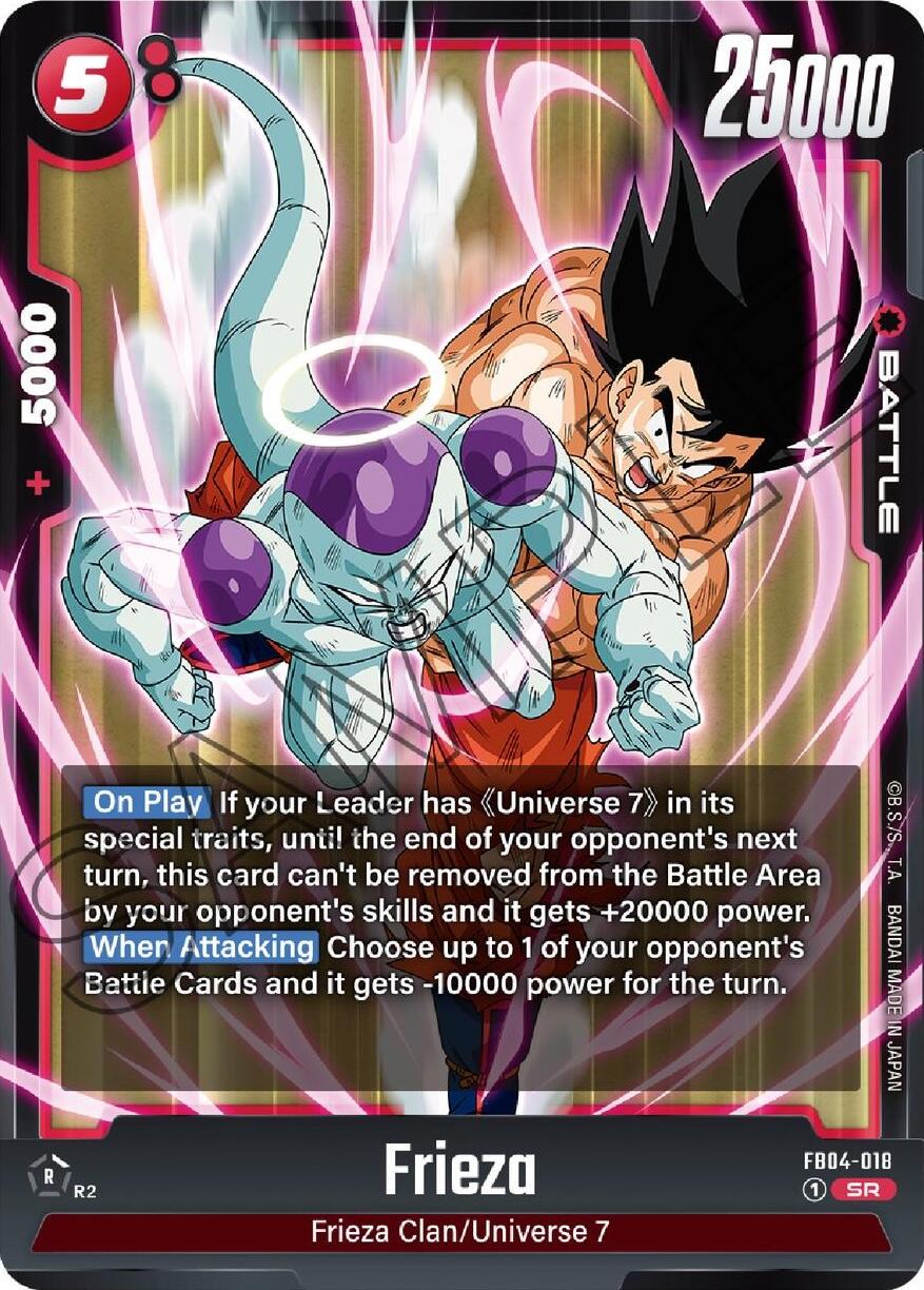 Frieza [Holo] FB04-018 Dragon Ball Fusion World Ultra Limit