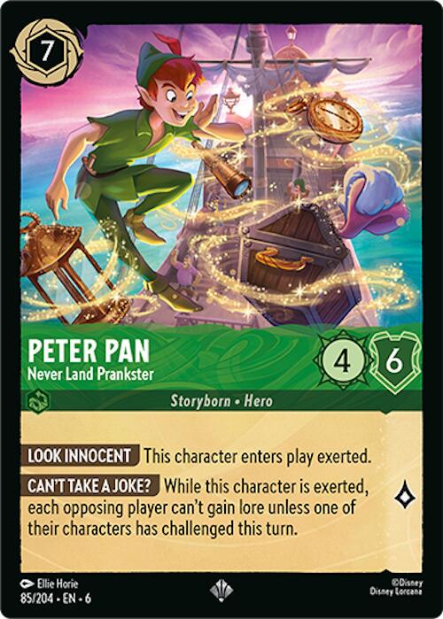 Peter Pan - Never Land Prankster #85 Lorcana Azurite Sea