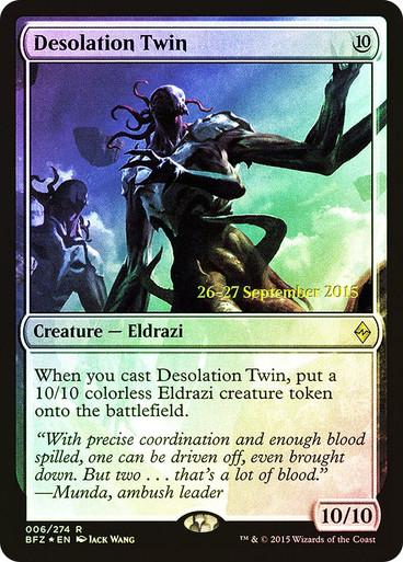 Desolation Twin [Prerelease] #6 Magic Battle for Zendikar