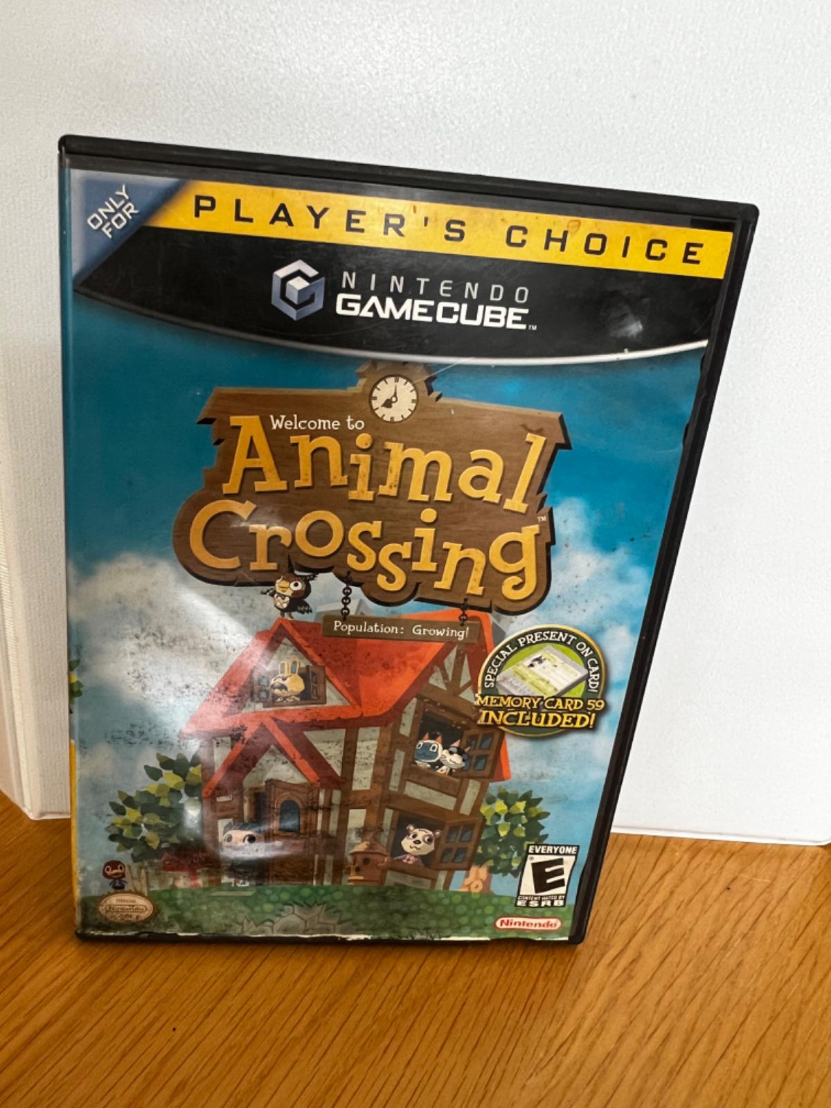 Animal Crossing Item And Box Only Gamecube