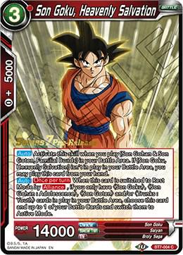 Son Goku, Heavenly Salvation BT7-004_PR Dragon Ball Super Series 7 Pre-Release Promos