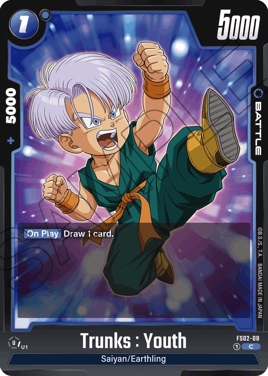 Trunks : Youth - FS02-08 FS02-08 Dragon Ball Fusion World Starter Deck: Vegeta