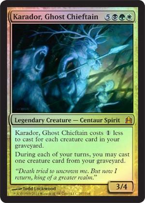 Karador, Ghost Chieftain [Oversized] #207 Magic Commander