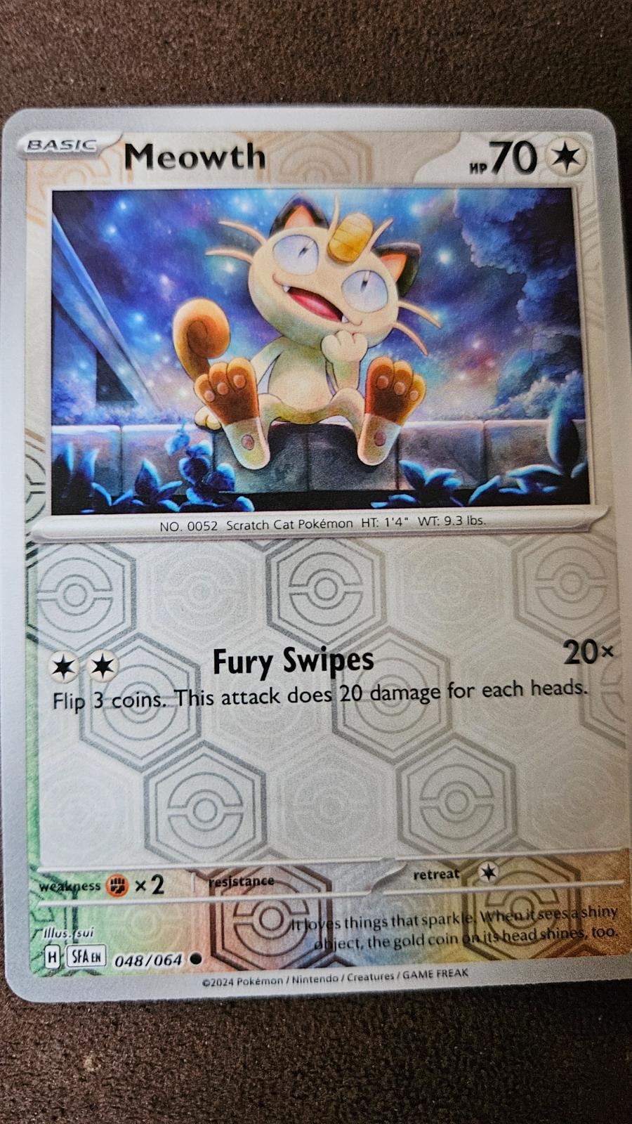 Meowth [Reverse Holo] 48 Prices Pokemon Shrouded Fable Pokemon Cards