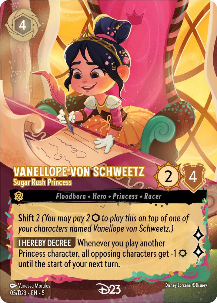 Vanellope Von Schweetz - Sugar Rush Princess #5 Lorcana Promo