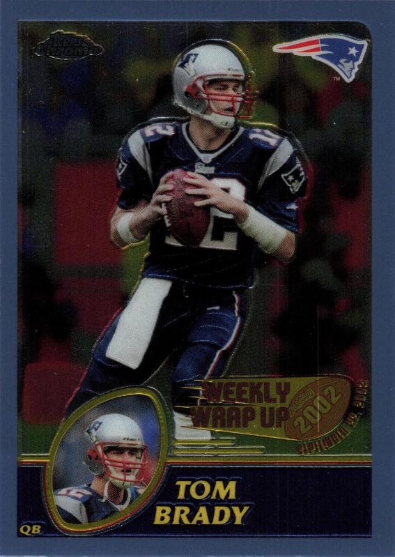 2003 Topps Chrome #148 offers Tom Brady