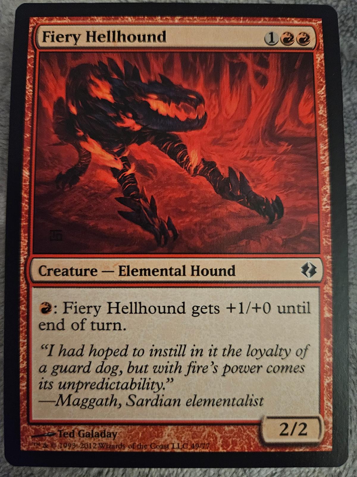 Fiery Hellhound Magic Venser vs Koth