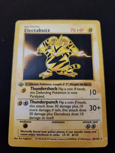 Electabuzz [1st Edition] #20 photo