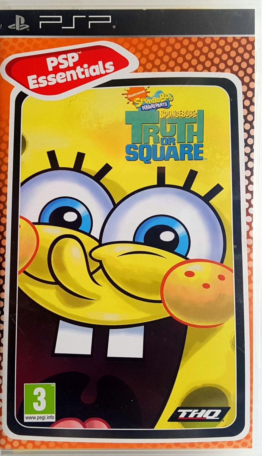 SpongeBob's Truth Or Square [Essentials] PAL PSP