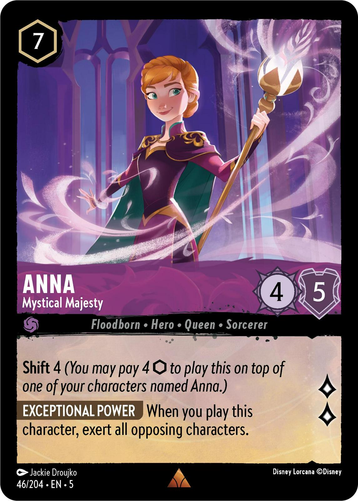 Anna - Mystical Majesty [Foil] #46 Lorcana Shimmering Skies