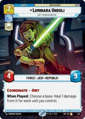 Luminara Unduli - Soft-Spoken Master [Hyperspace Foil] #323 Star Wars Unlimited: Twilight of the Republic Prices