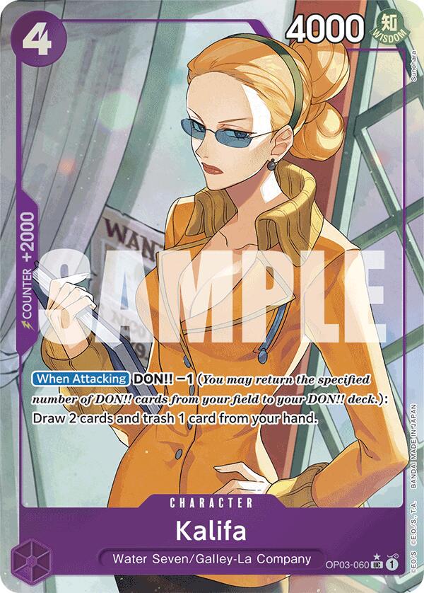 Kalifa [Full Art] OP03-060 One Piece Premium Booster