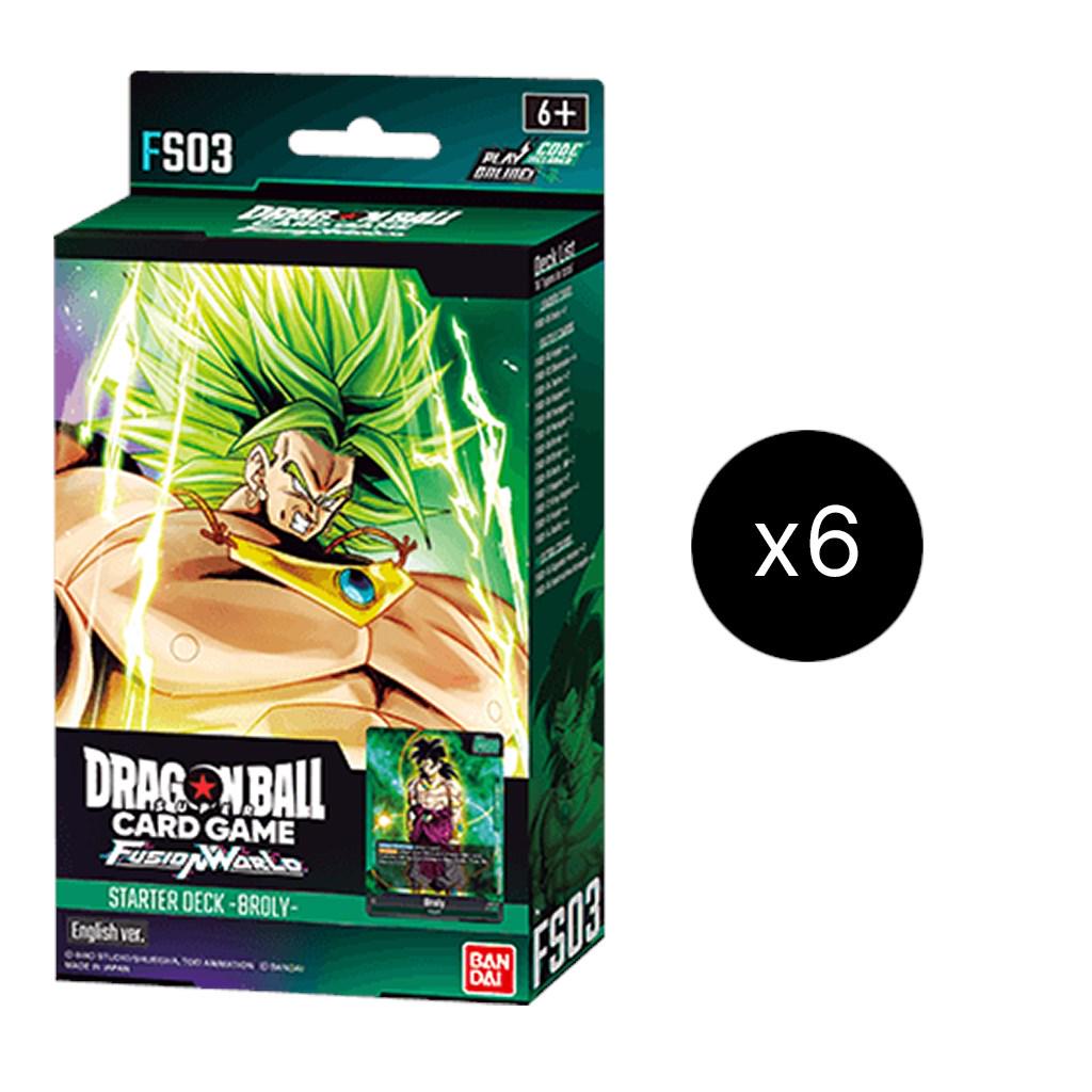 Starter Deck 3: Broly Display  Dragon Ball Fusion World Starter Deck: Broly