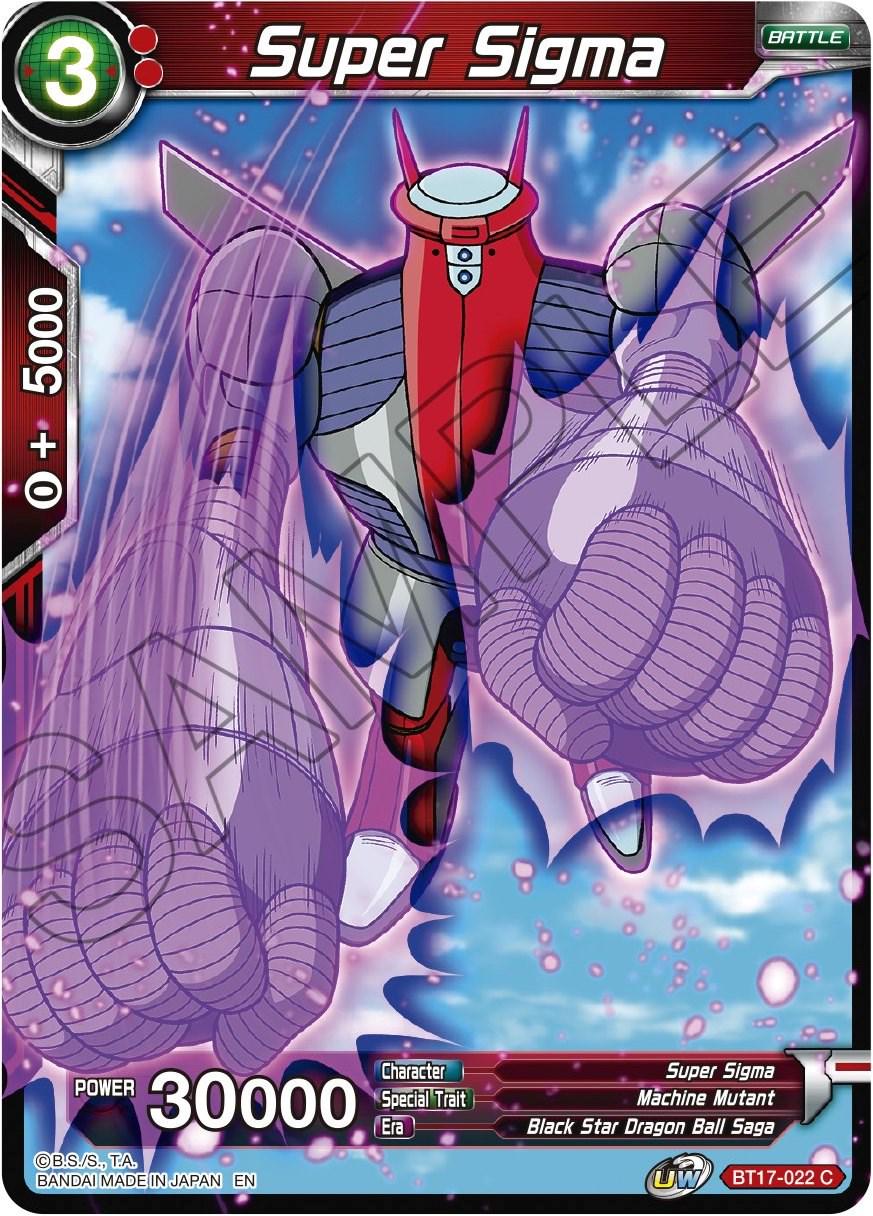 Super Sigma [Foil] BT17-022 Dragon Ball Super Ultimate Squad