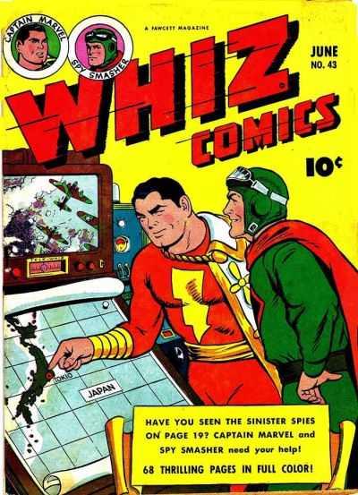 Whiz Comics #43 (1943) Comic Books Whiz Comics