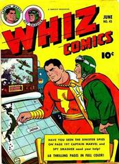 Whiz Comics #43 (1943) Comic Books Whiz Comics Prices