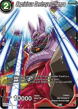 Capricious Destroyer Champa EX03-06 Dragon Ball Super Expansion Set: Ultimate Box