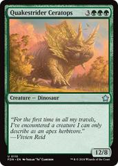 Quakestrider Ceratops #110 Magic Foundations Prices