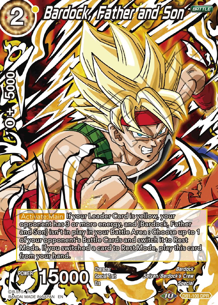 Bardock, Father and Son [Reprint] DB1-100 Dragon Ball Super Battle Evolution Booster