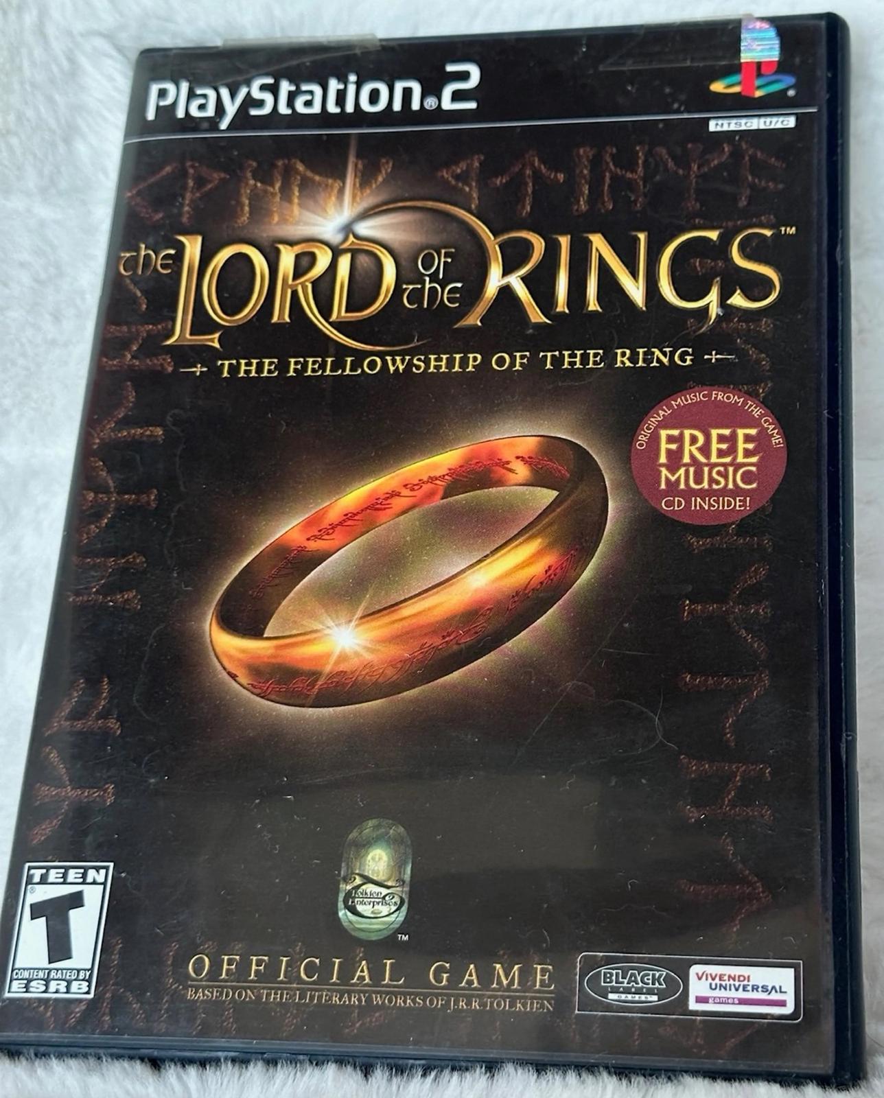 Lord of the Rings Fellowship of the Ring [Soundtrack Bundle] Playstation 2