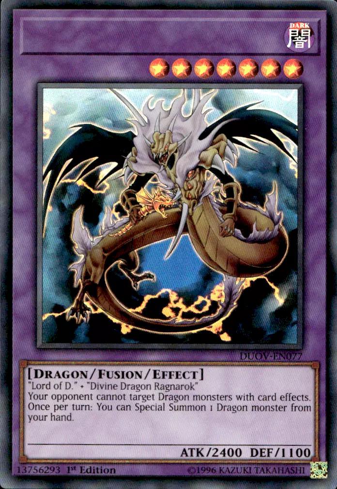 King Dragun [Misprint] DUOV-EN077 YuGiOh Duel Overload