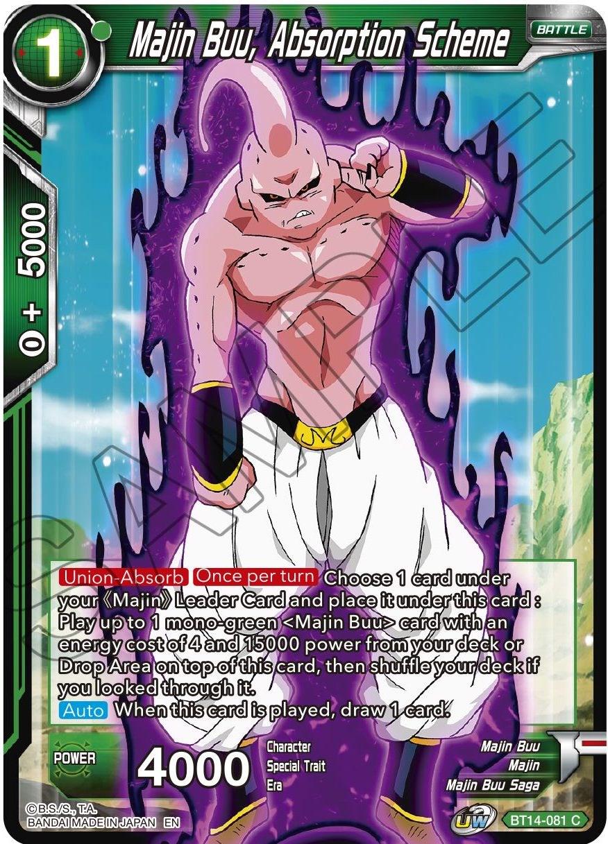 Majin Buu, Absorption Scheme [Foil] BT14-081 Dragon Ball Super Cross Spirits