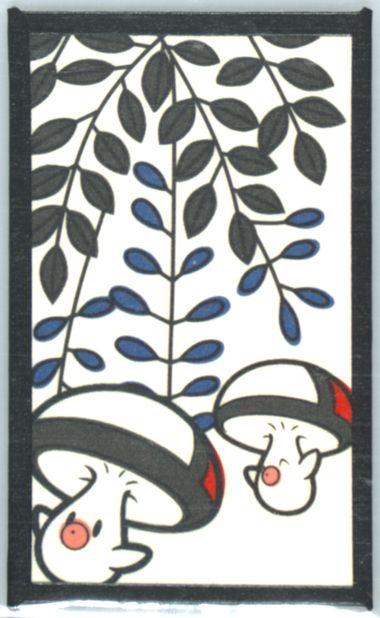 Foongus (April) Pokemon Japanese Hanafuda