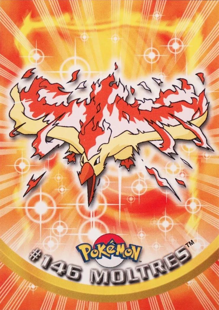 Moltres #146 Pokemon 2000 Topps TV