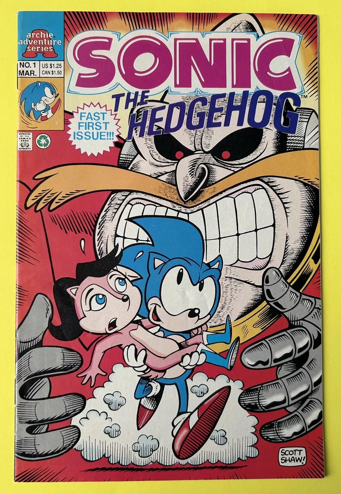 Sonic the Hedgehog [March] #1 (1993) Comic Books Sonic the Hedgehog