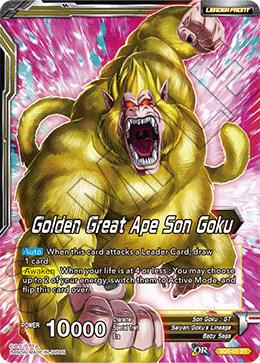 Golden Great Ape Son Goku // Long Odds SS4 Son Goku SD5-01 Dragon Ball Super Colossal Warfare