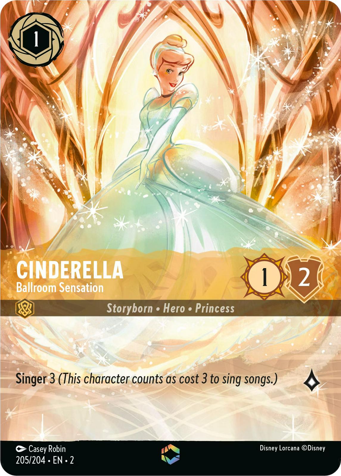 Cinderella - Ballroom Sensation #205 Lorcana Rise of the Floodborn