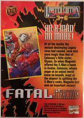 Back | An X-Man No More Marvel 1994 Ultra X-Men Fatal Attractions