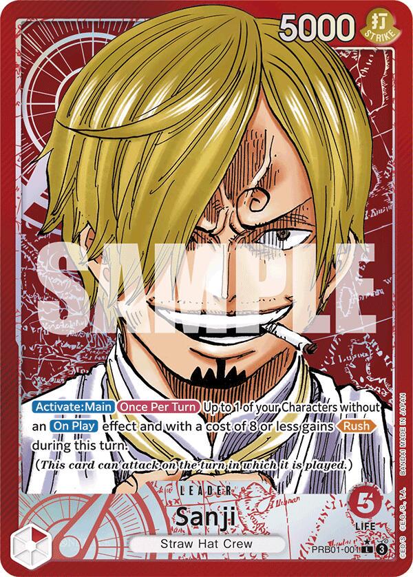 Sanji [Alternate Art PRB-01] PRB-01-001 One Piece Premium Booster