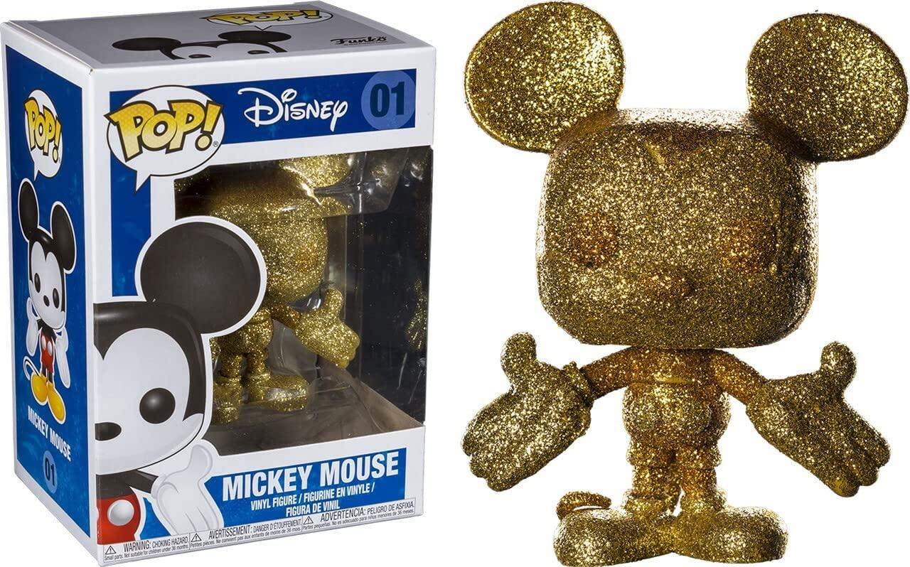 Mickey Mouse [Diamond Glitter Gold] #1 Funko POP Disney